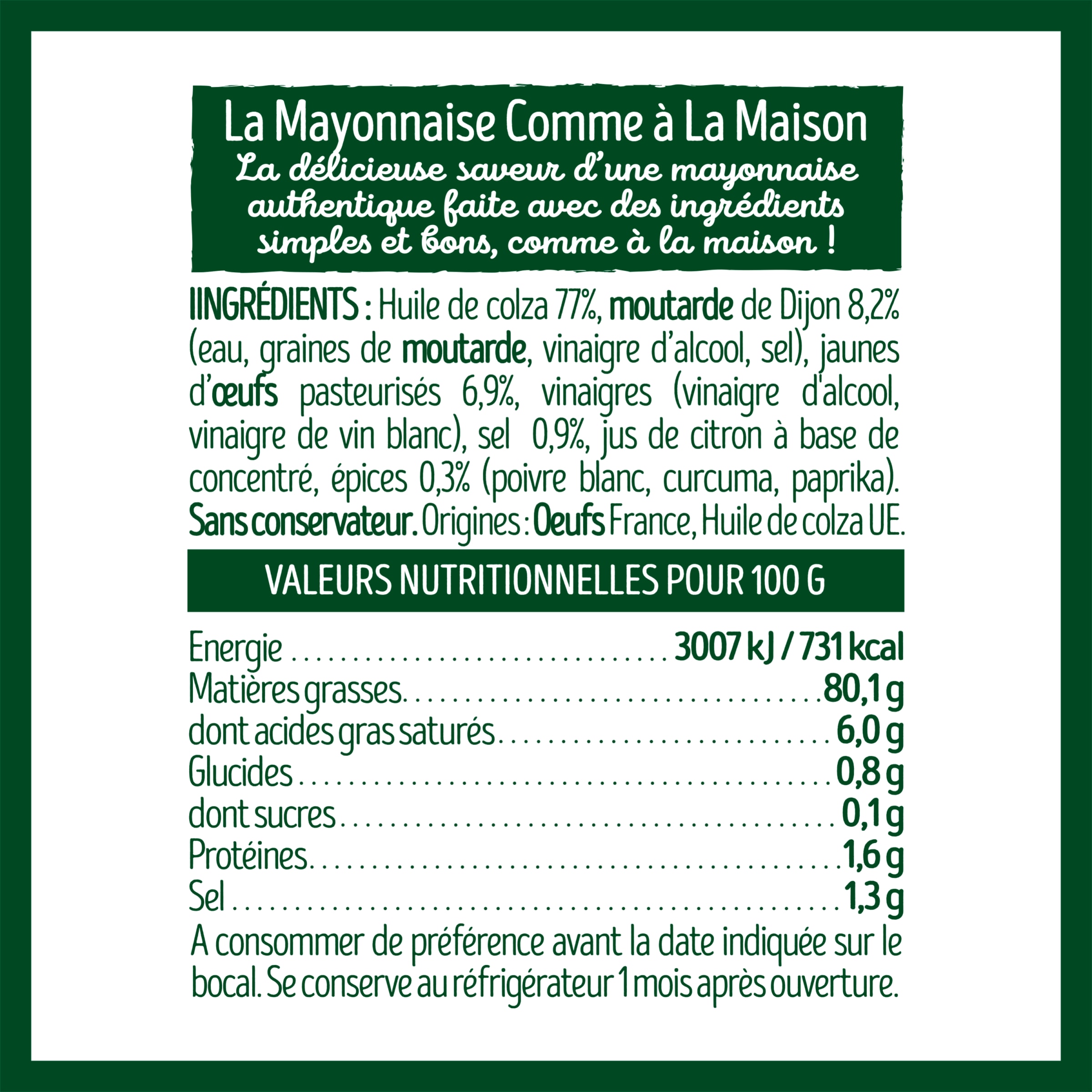 Nutrition info for this product.