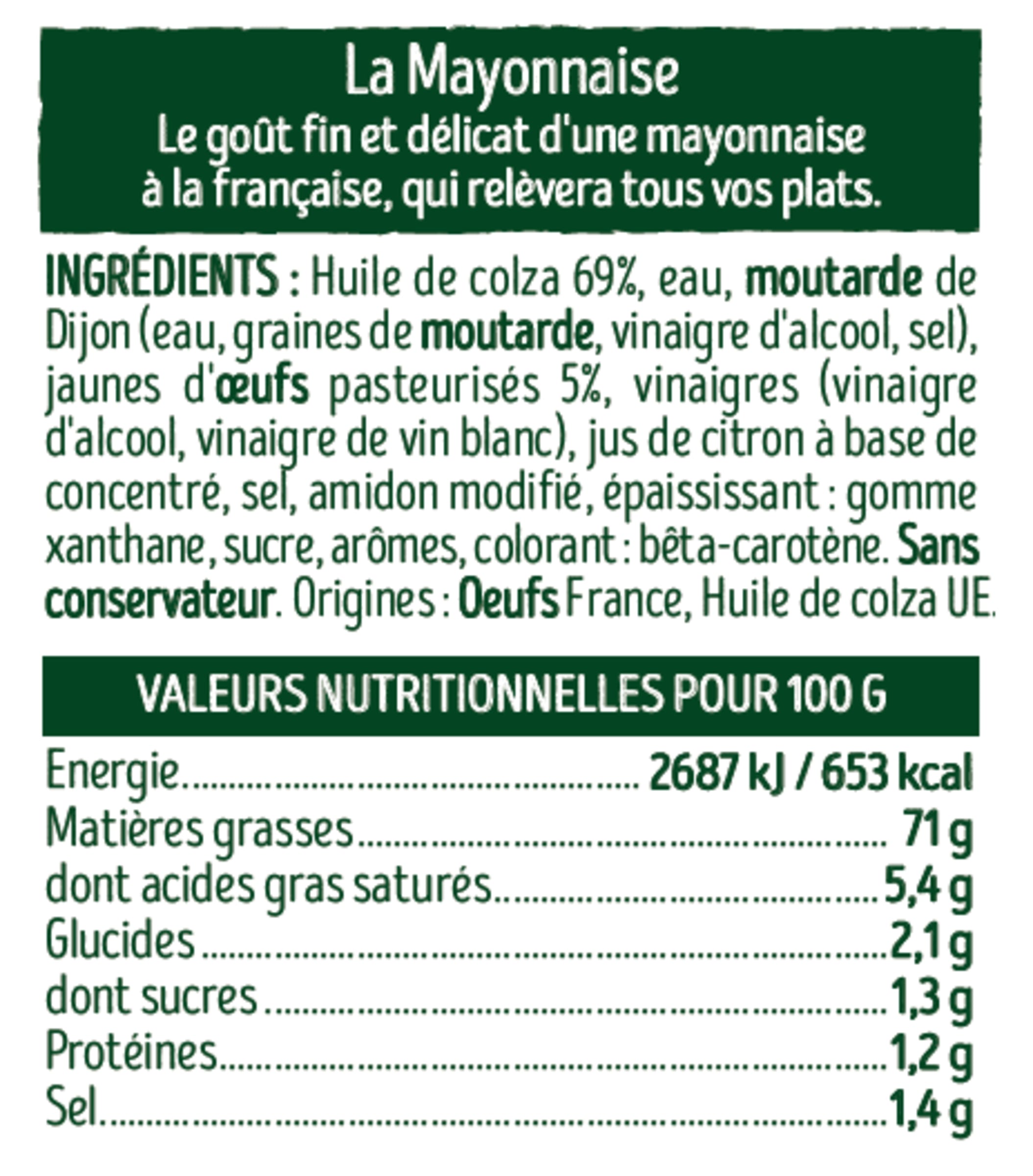 Nutrition info for this product.