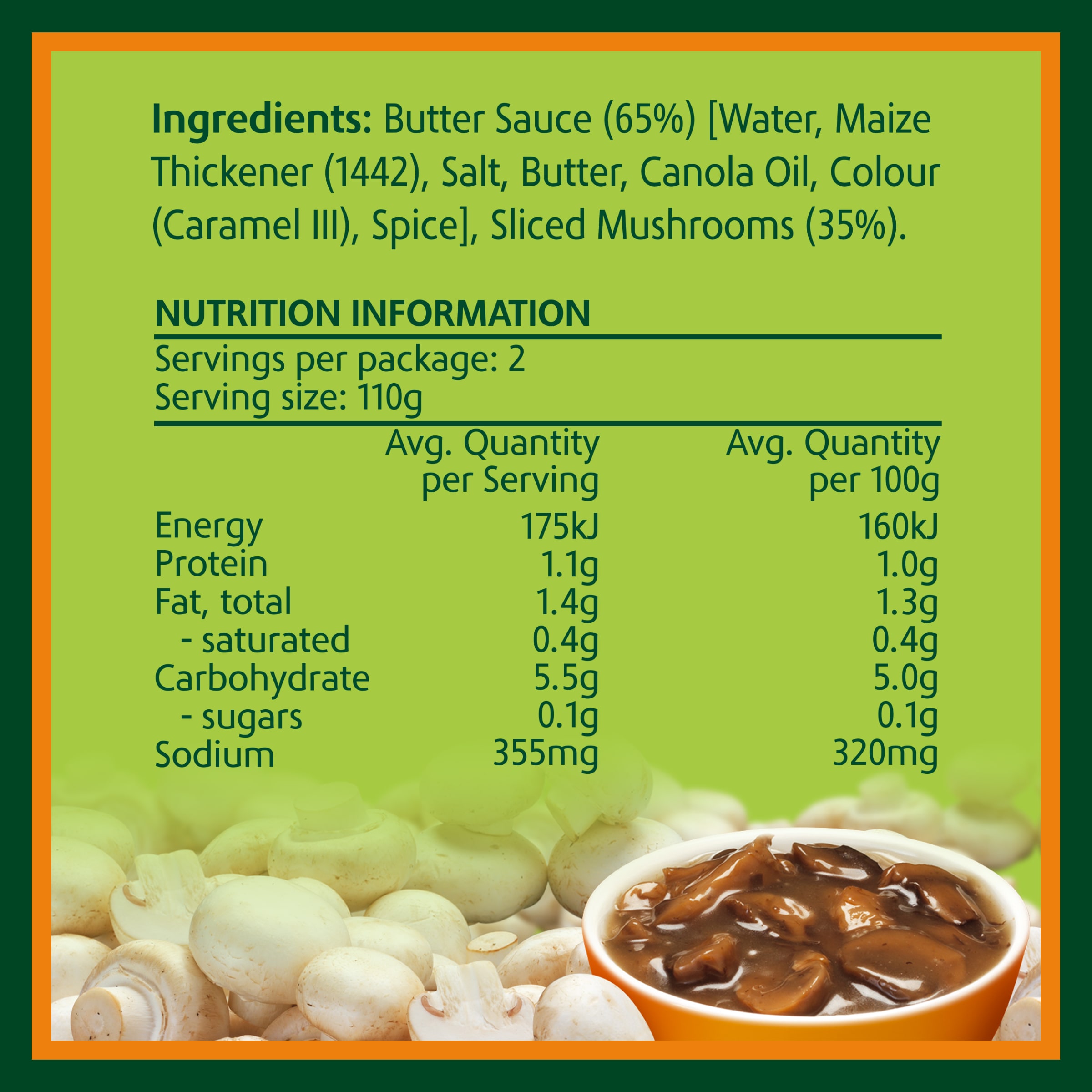 Nutrition info for this product.