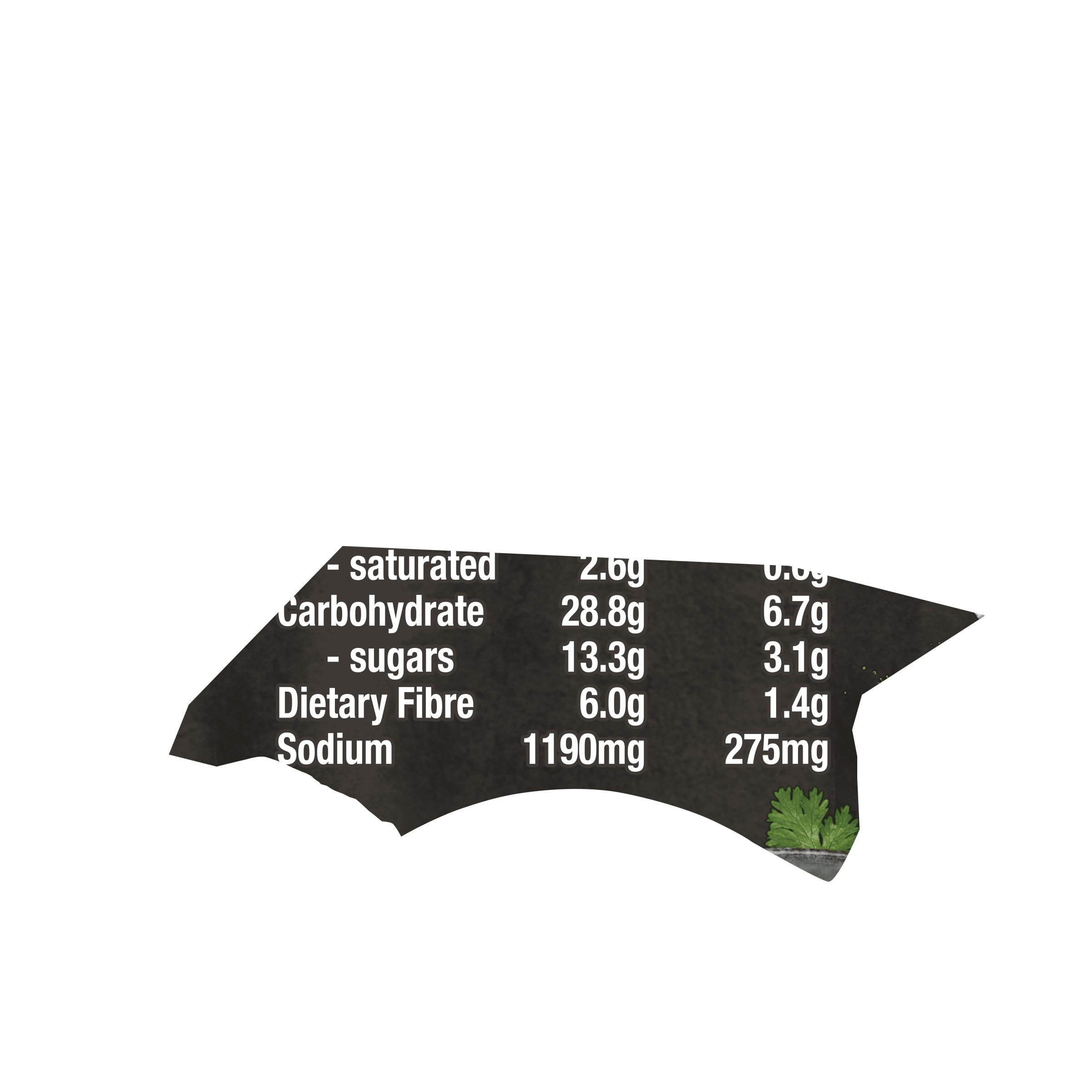 Nutrition info for this product.