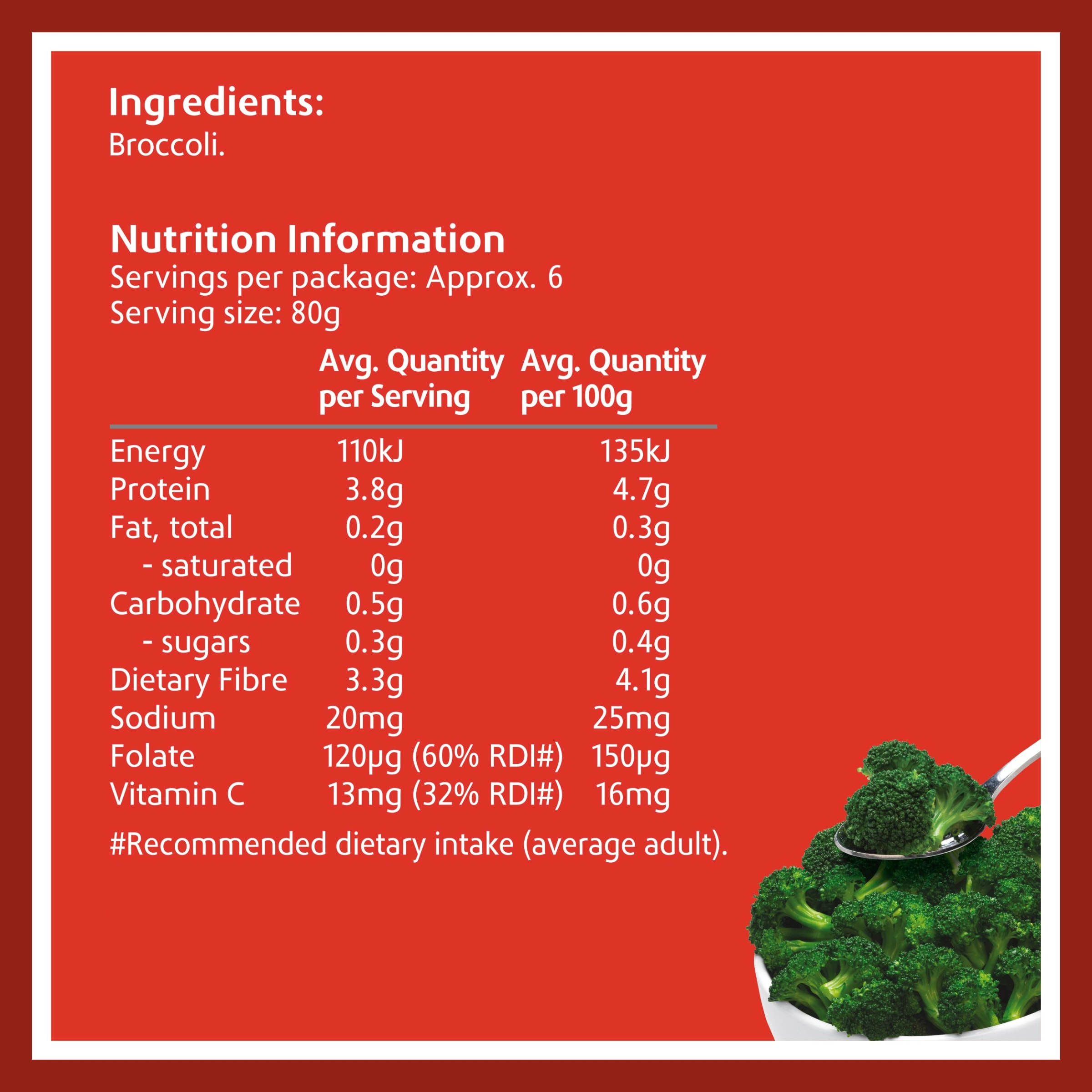 Nutrition info for this product.