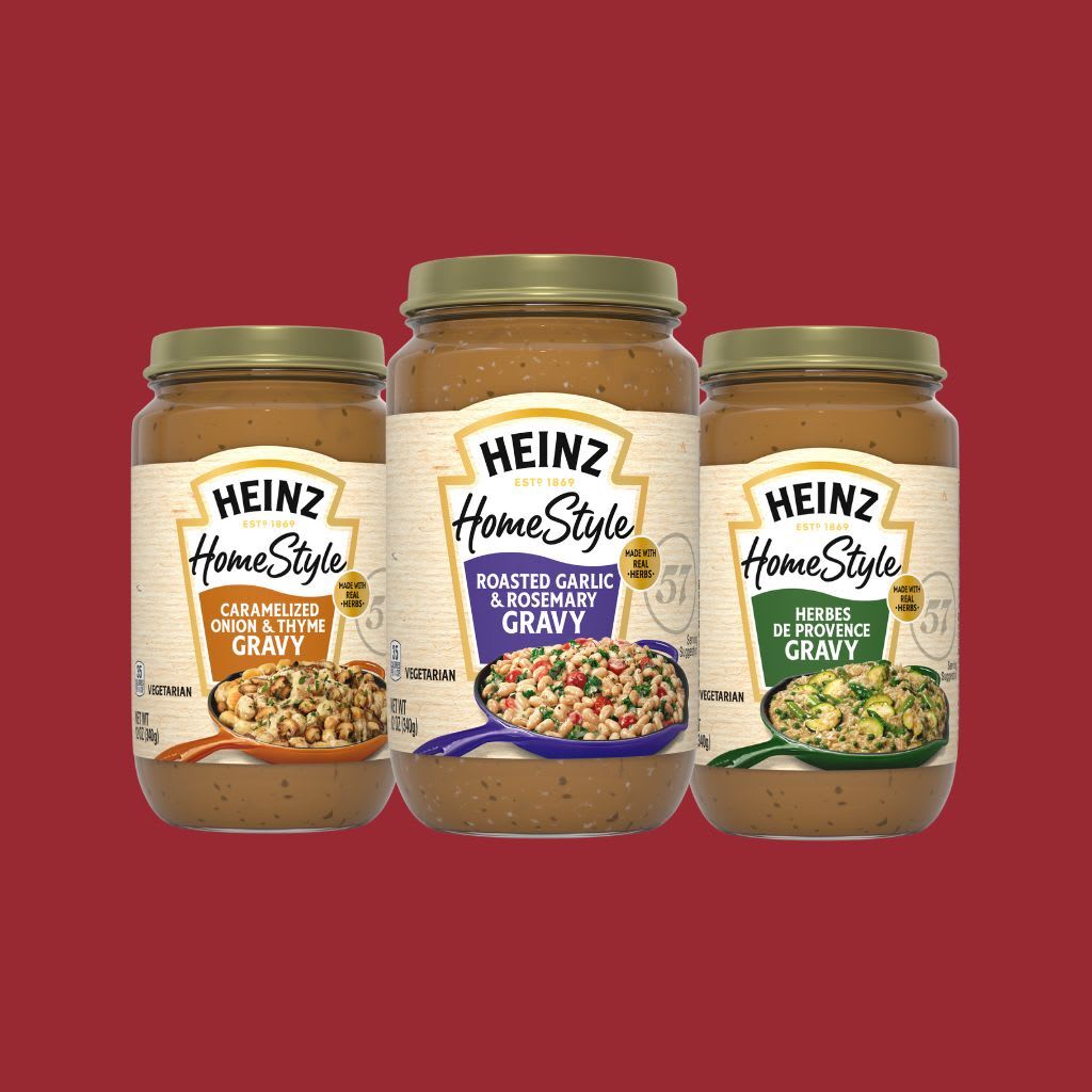 Heinz Home Style gravies in various flavors.