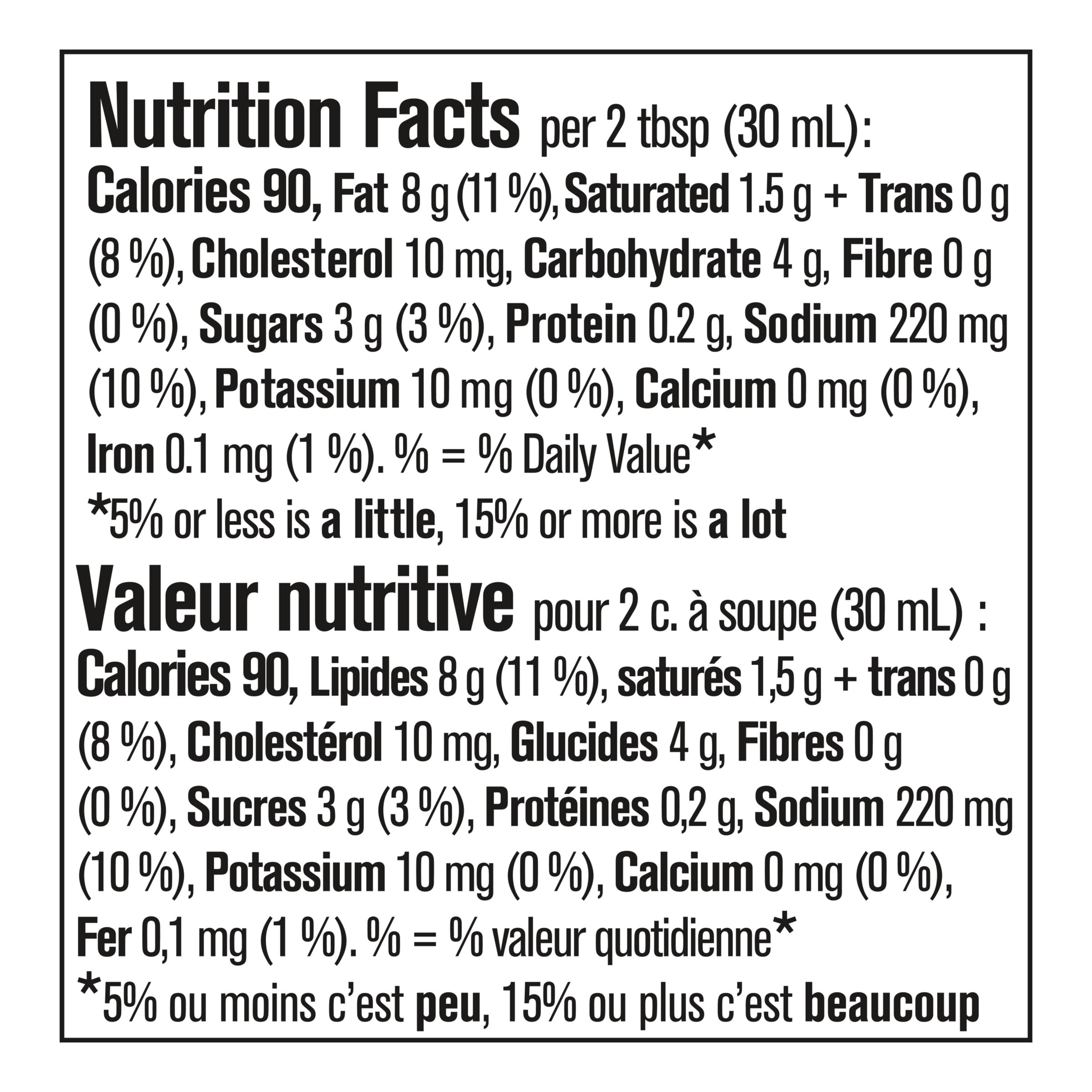 Nutrition info for this product.