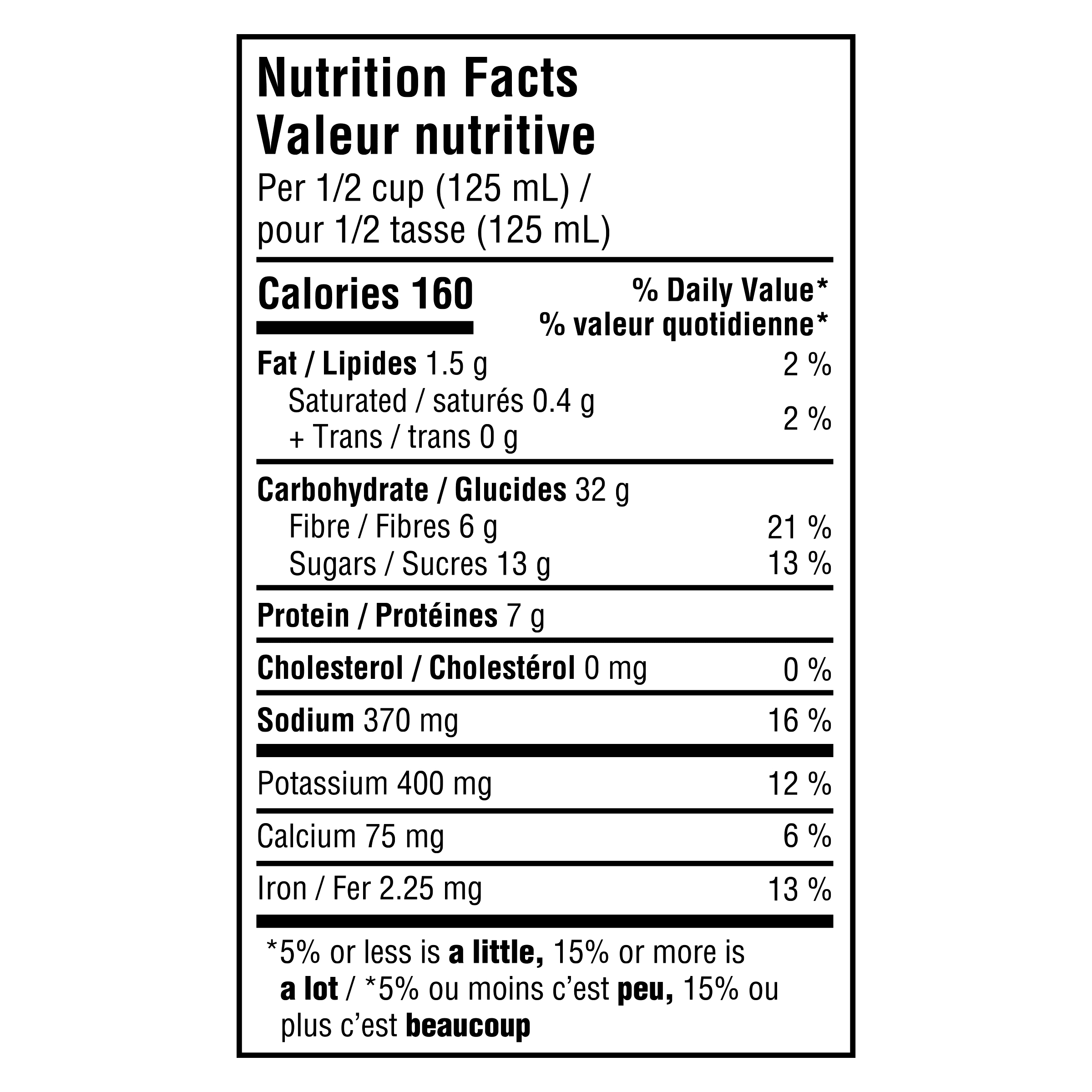 Nutrition info for this product.