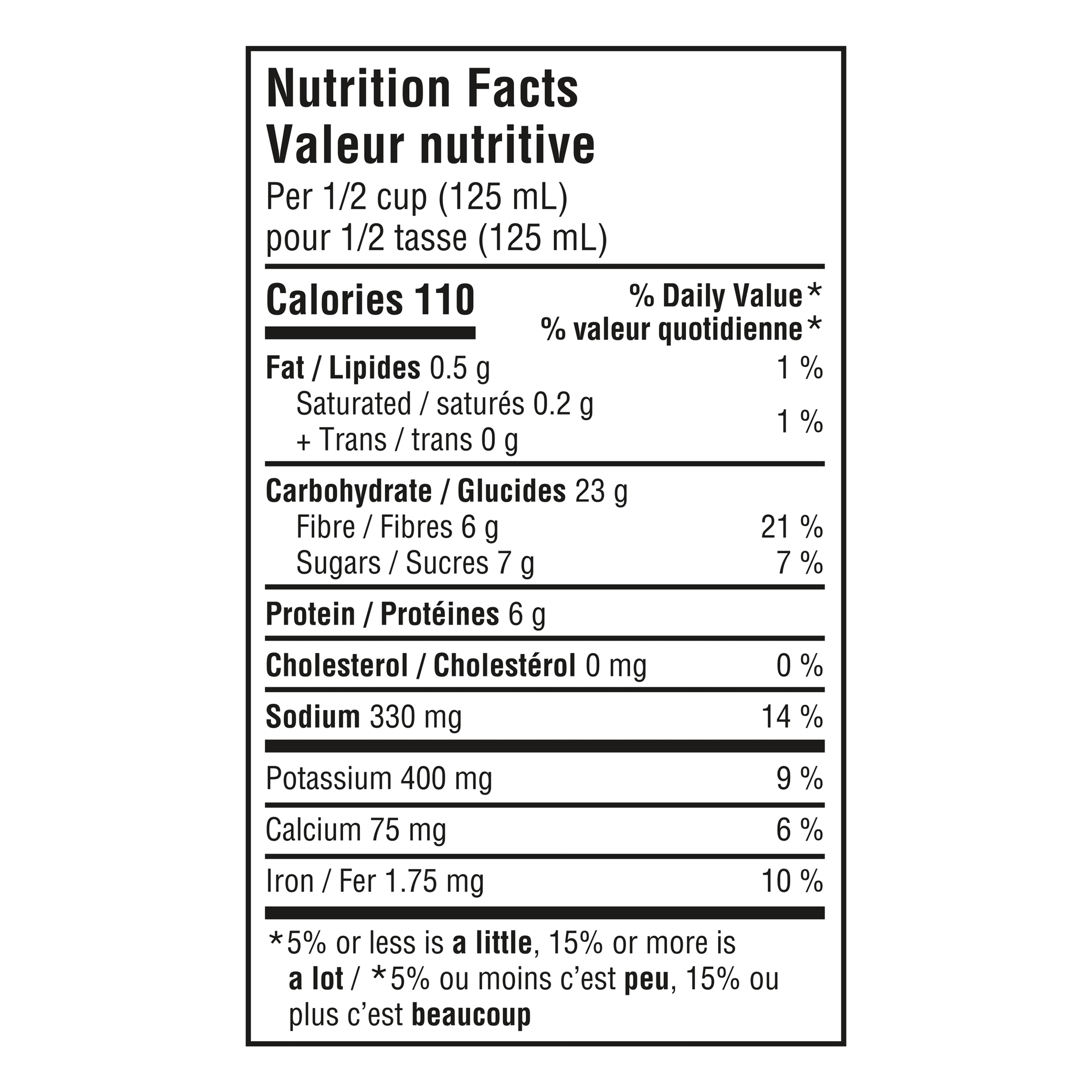 Nutrition info for this product.