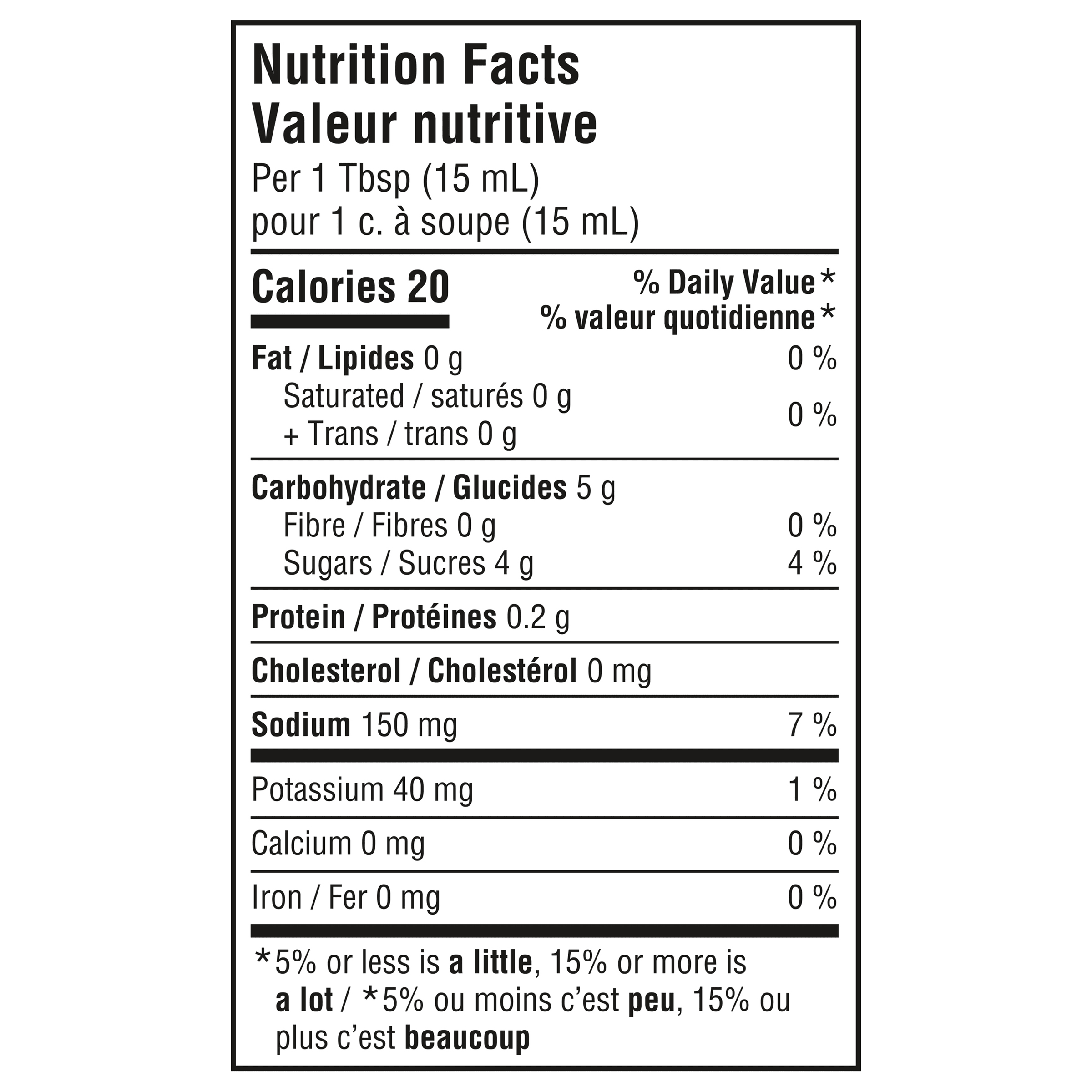 Nutrition info for this product.