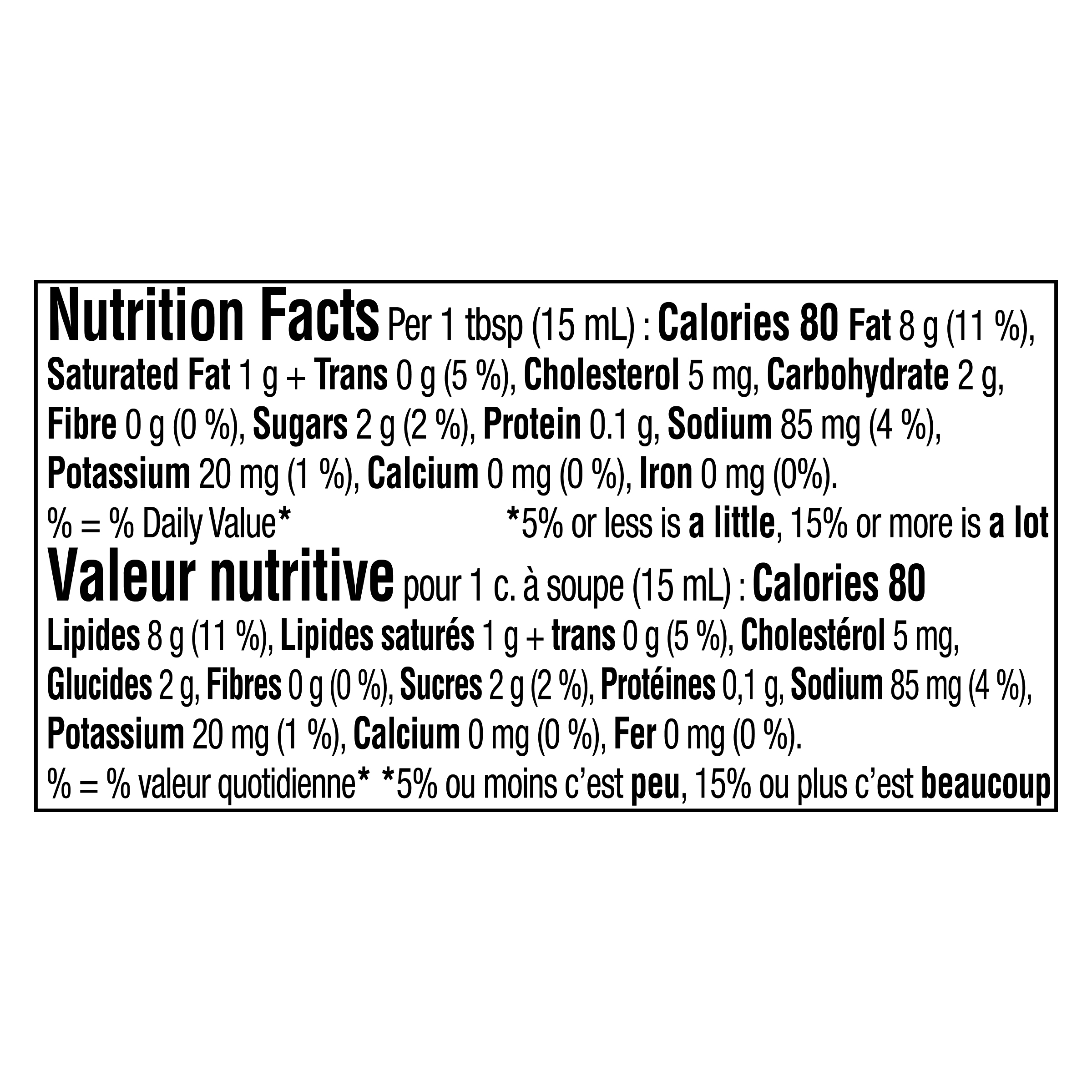 Nutrition info for this product.
