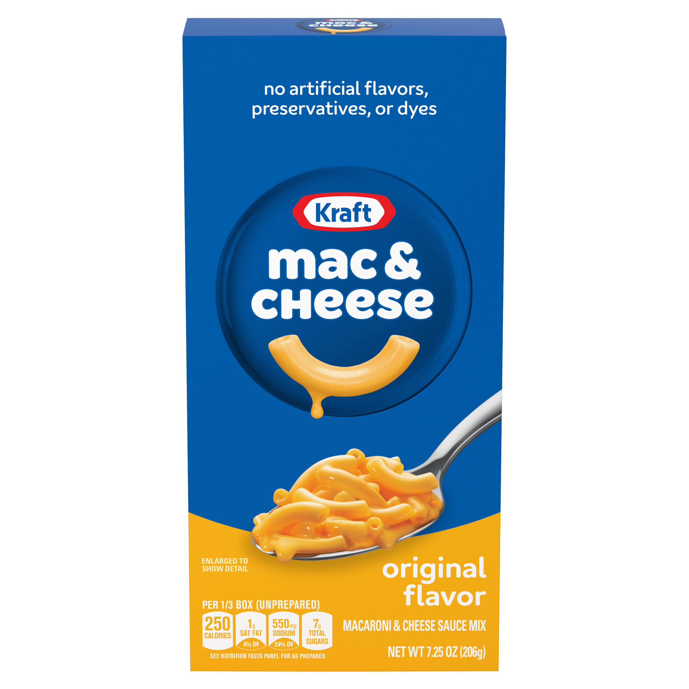 Box of Kraft Mac & Cheese.