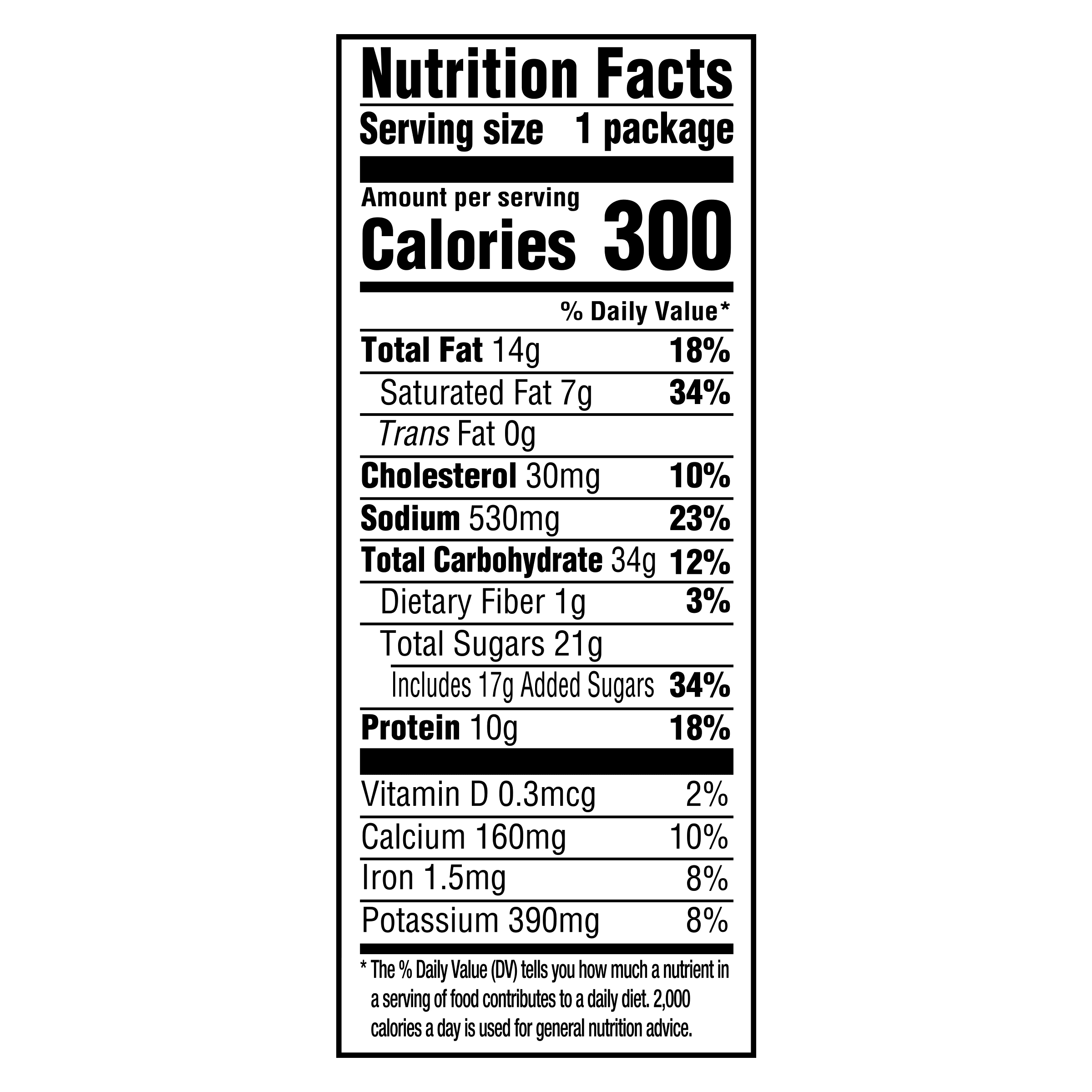Nutrition info for this product.