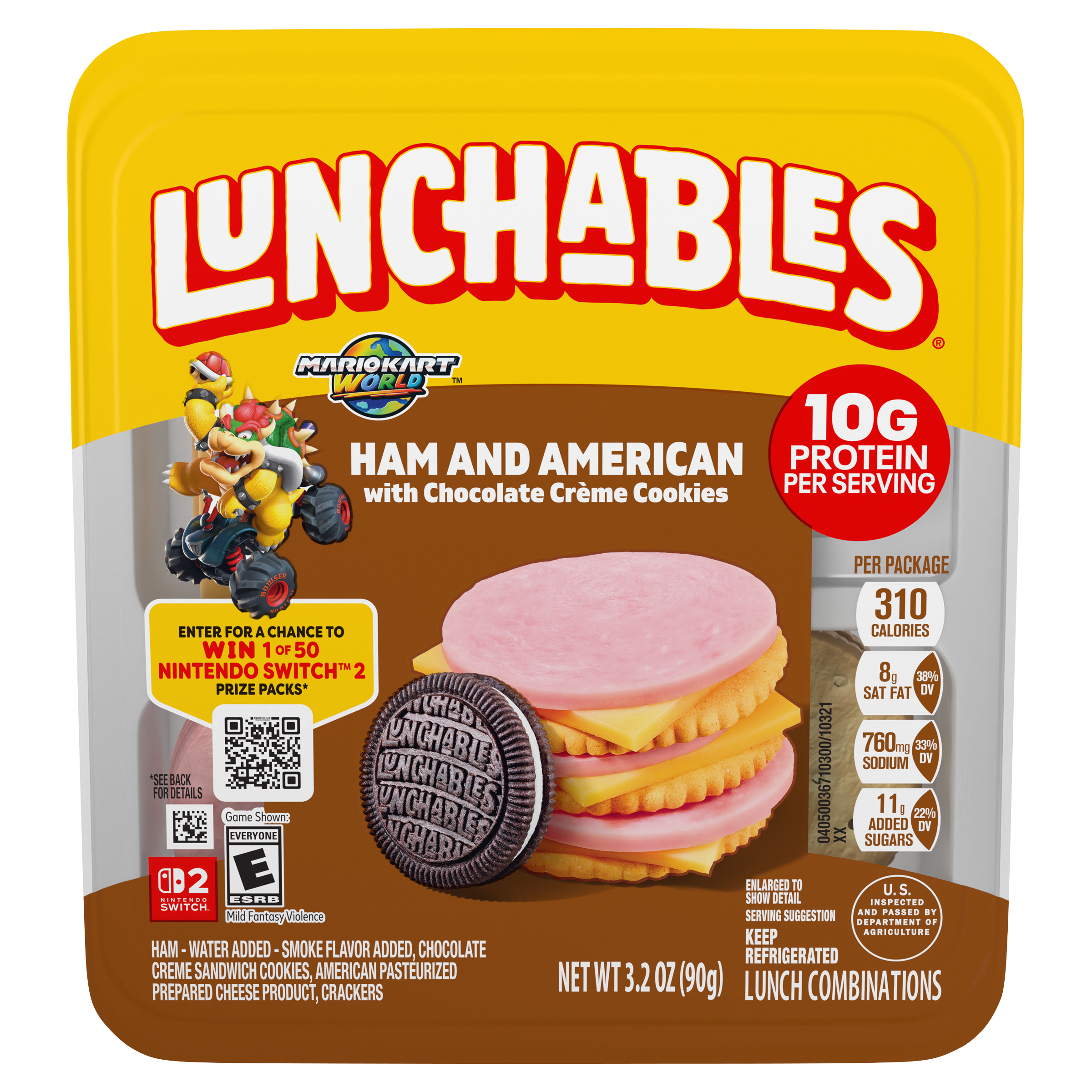 Ham & American with Chocolate Creme Cookies