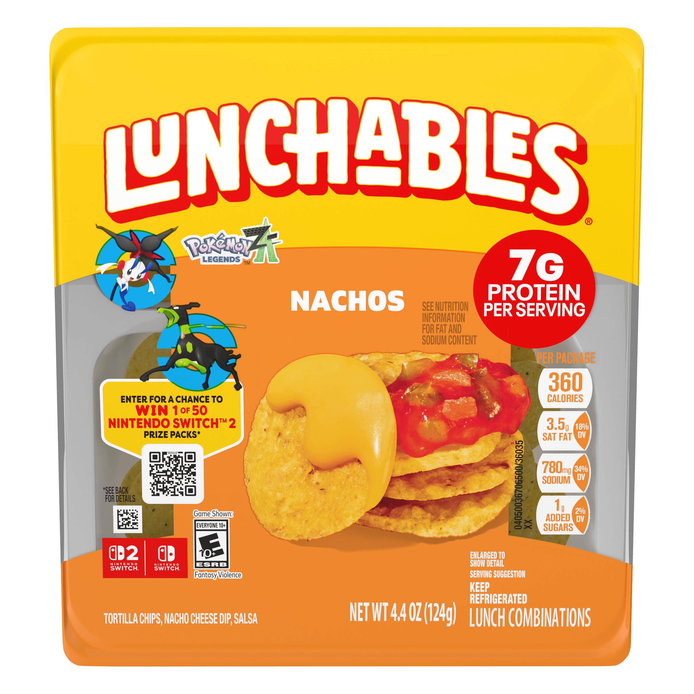 Nachos with Cheese Dip and Salsa