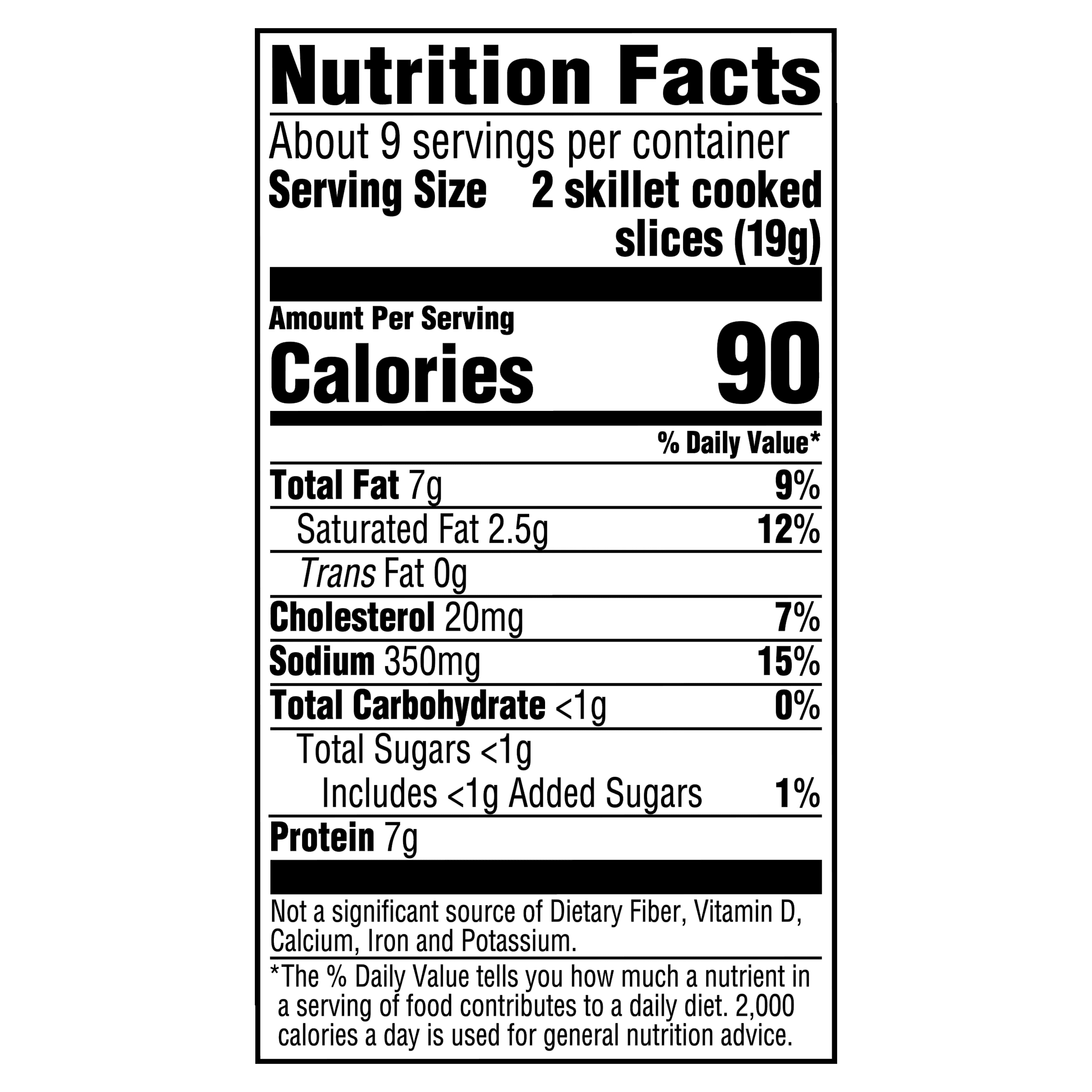 Nutrition info for this product.