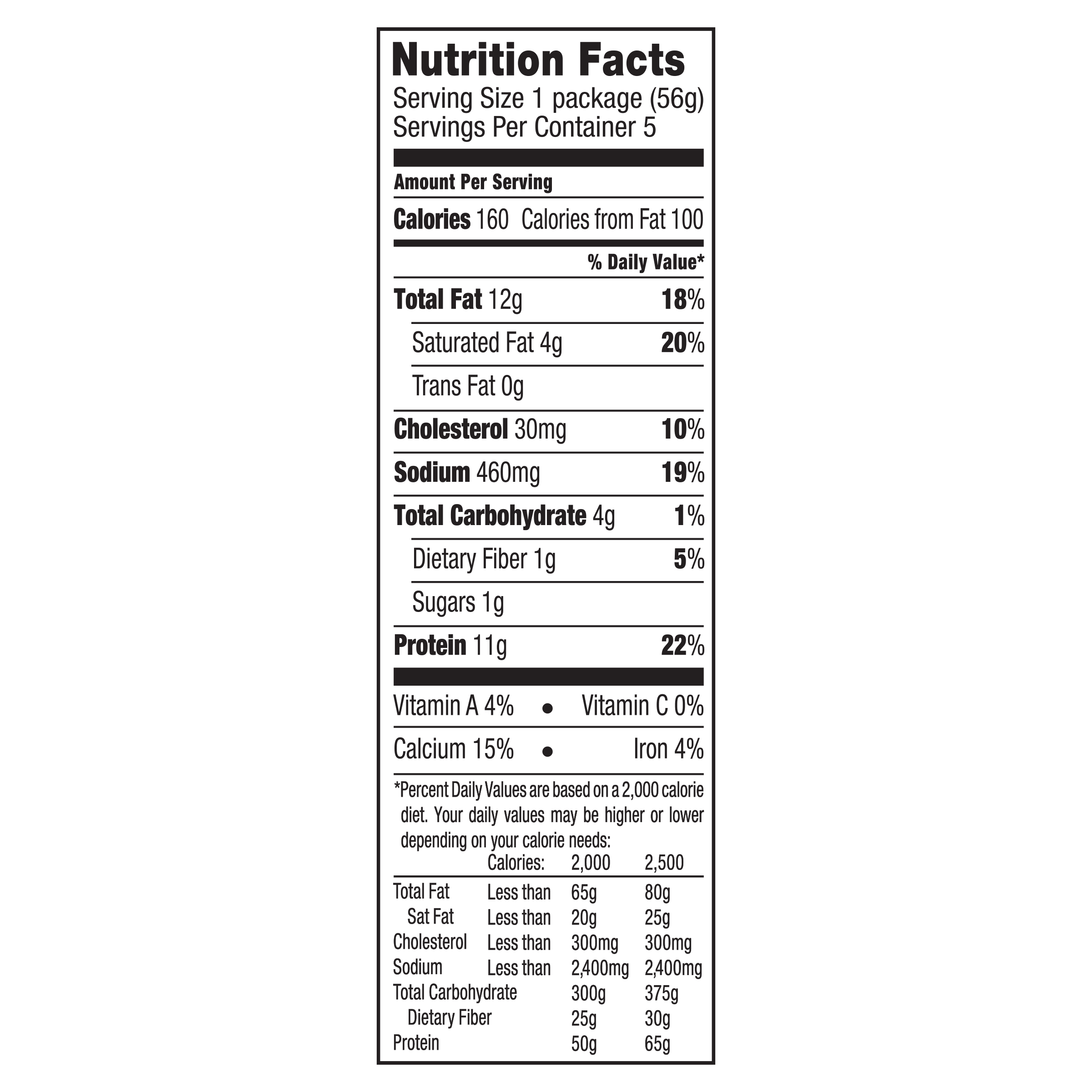 Nutrition info for this product.
