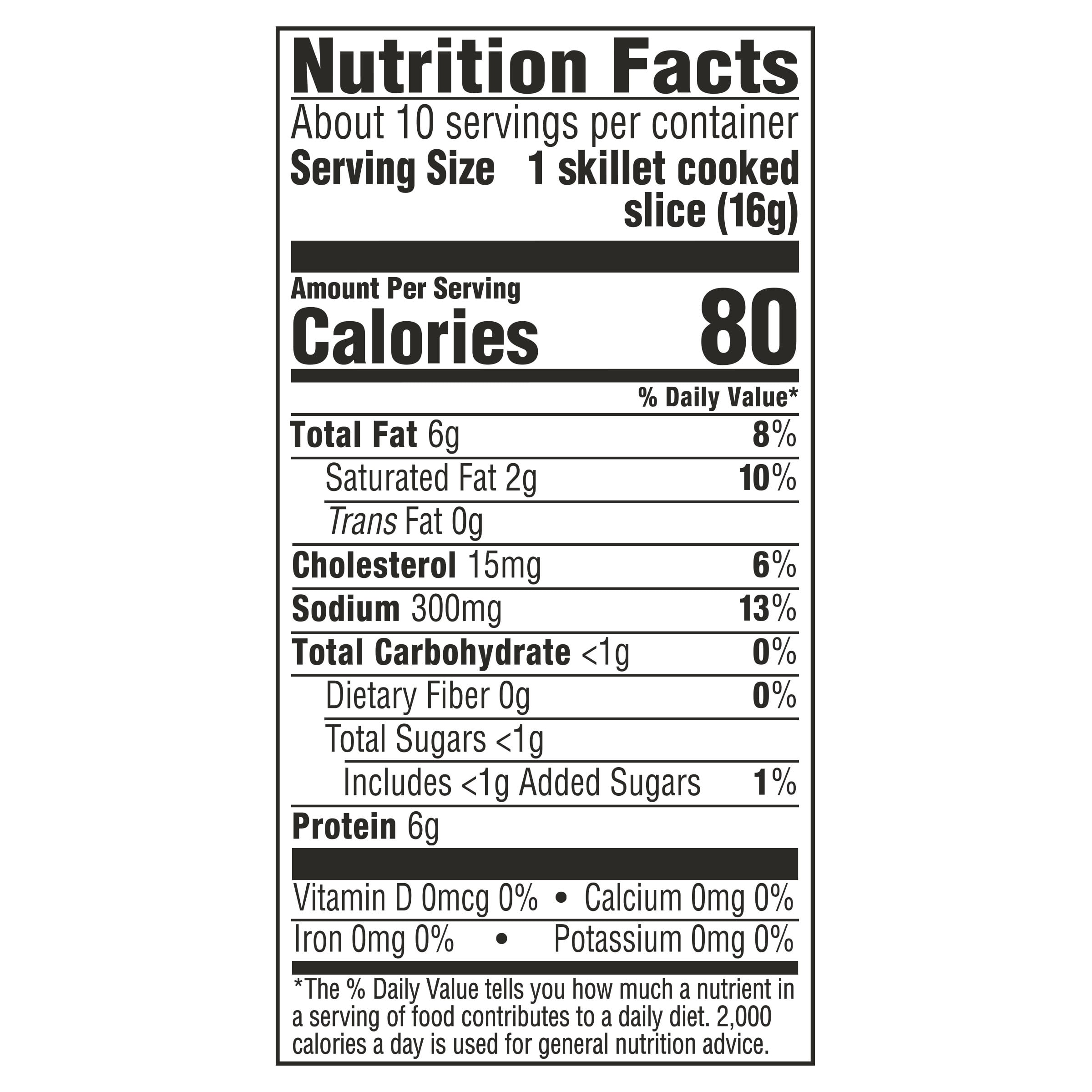 Nutrition info for this product.