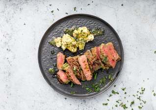 Rinder Steak vom Grill