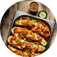 2 TL vom Mix für 250 g Zucchini