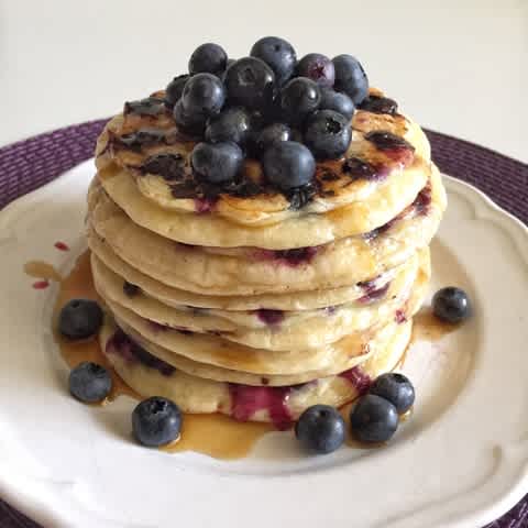 Blaubeer Pfannkuchen