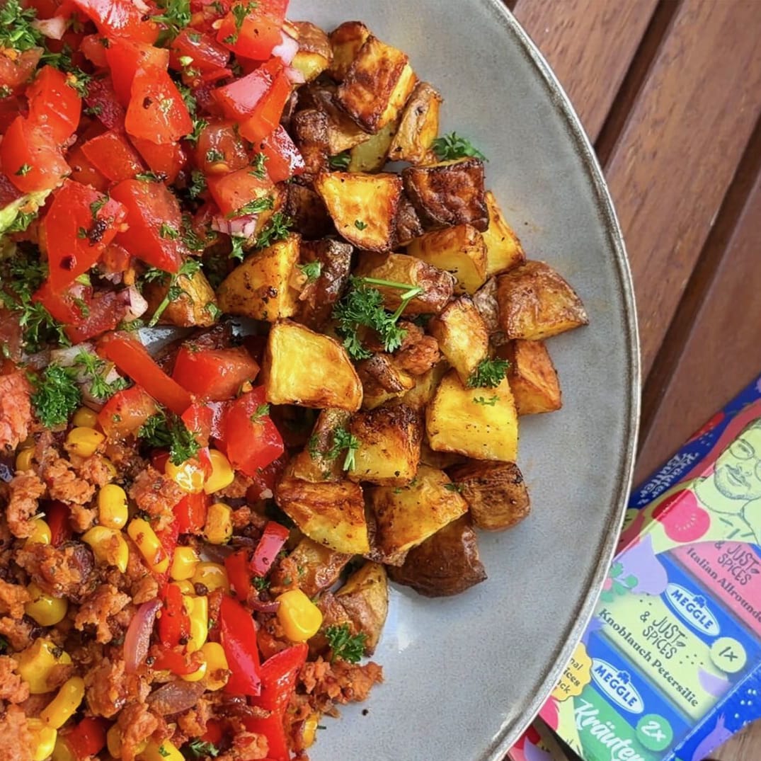 Burrito Bowl mit MEGGLE x Just Spices Kräuterbutter
