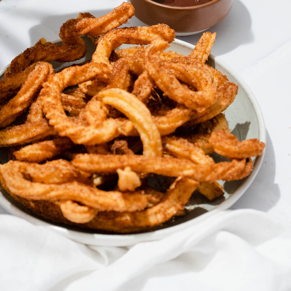 Churros con canela