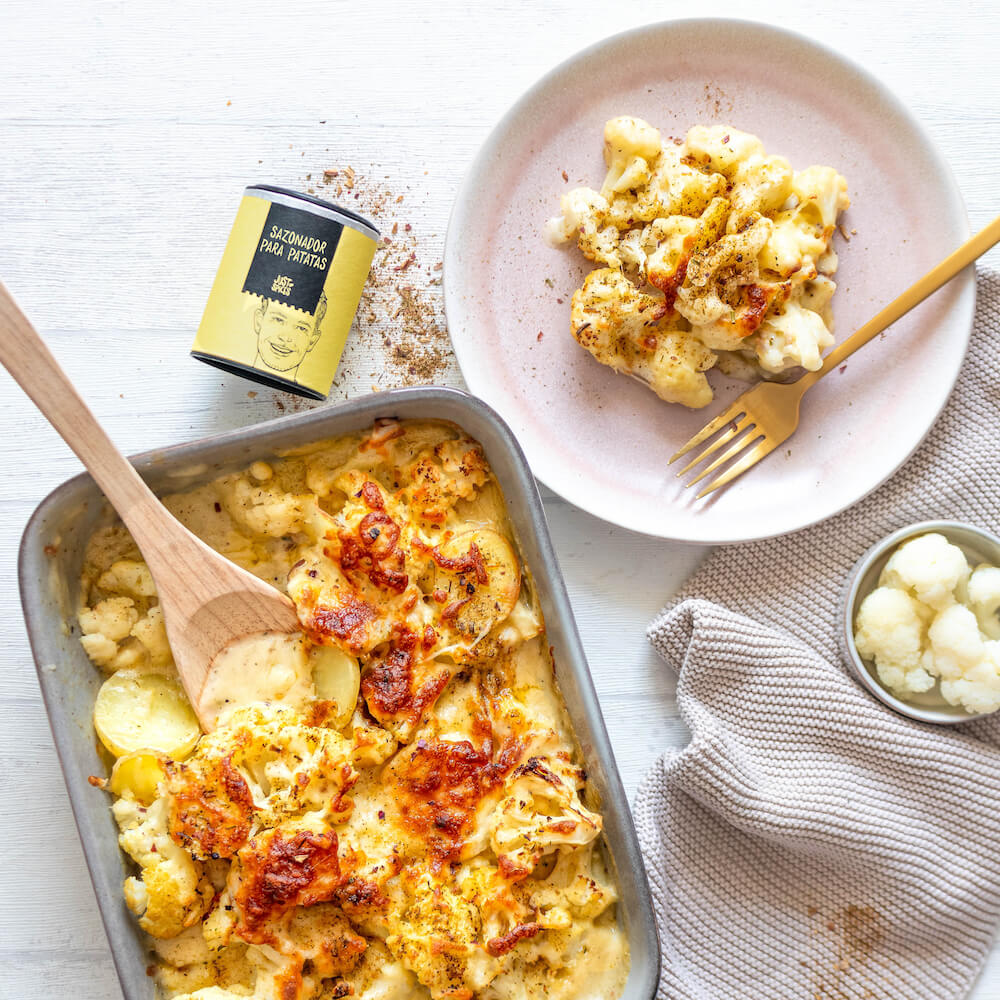 Coliflor gratinada