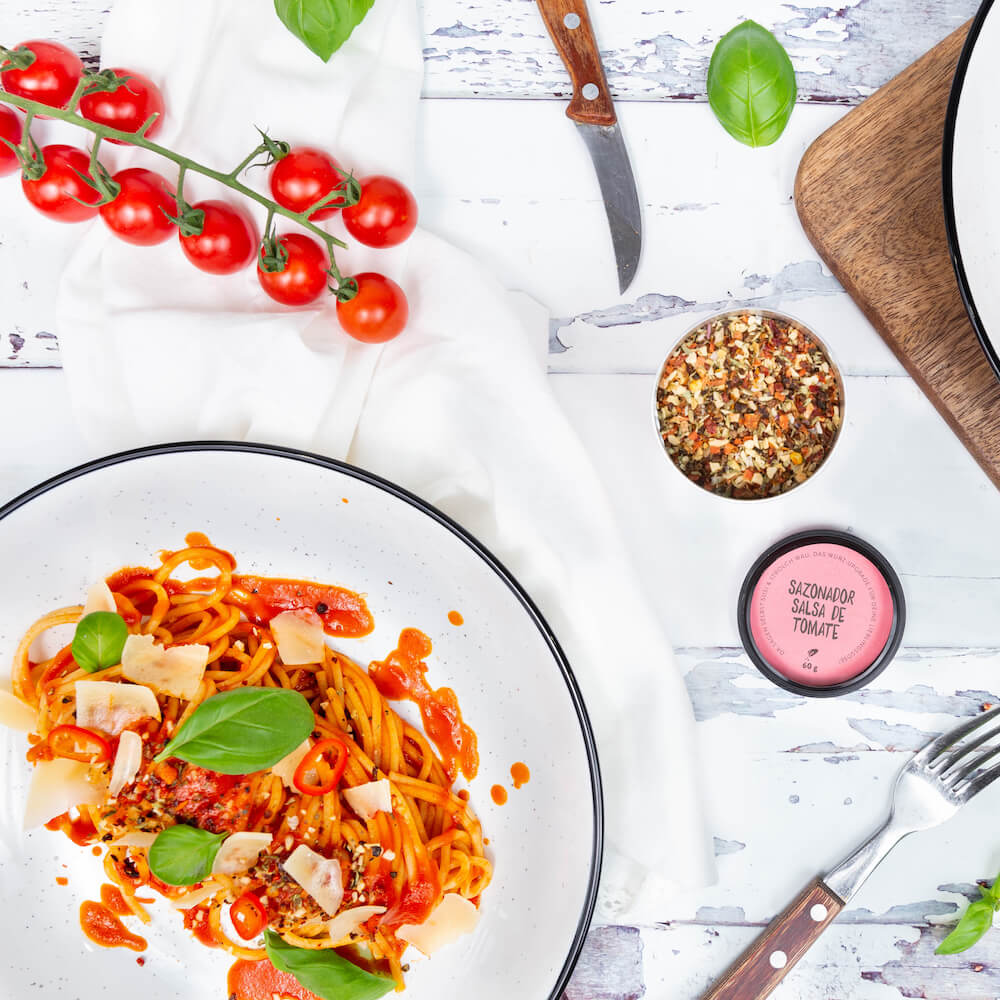 Espagueti con tomate