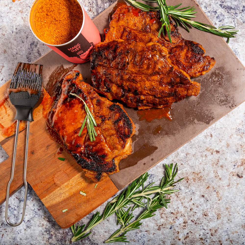 Gegrillter Schweinenacken