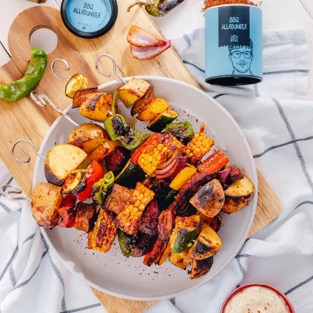 Gemüsespieße vom Grill