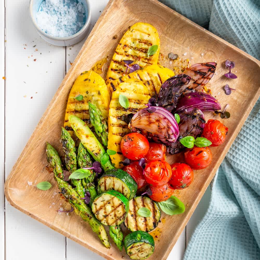 Grillgemüse in würziger Marinade