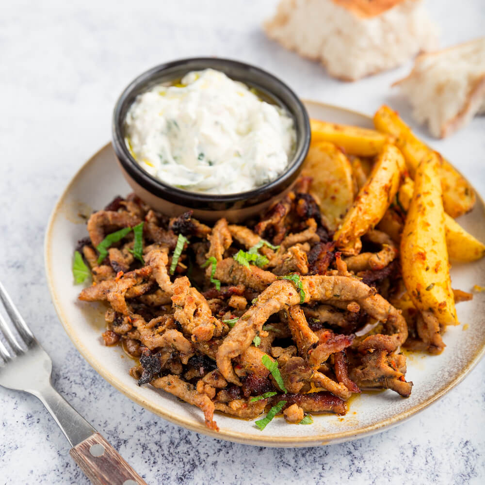 Gyros in der Heißluftfritteuse