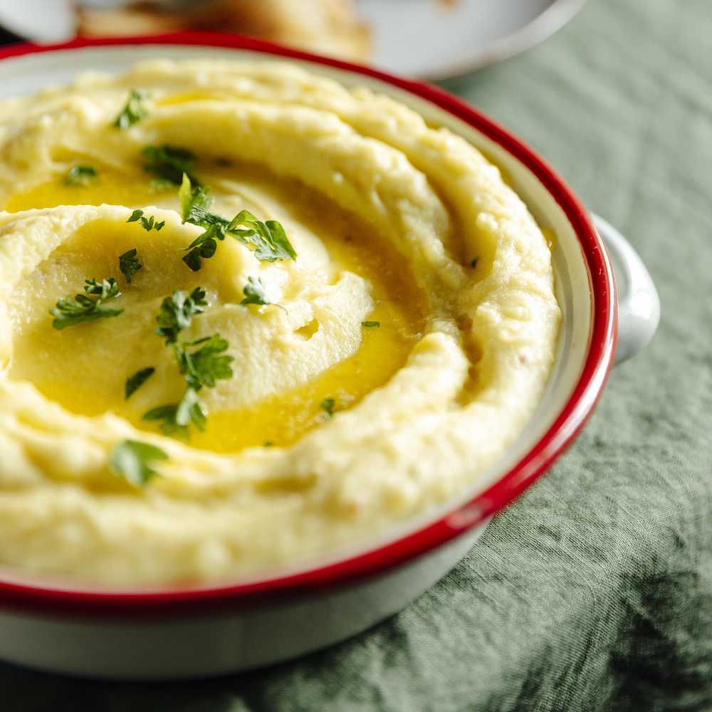 Kartoffel Püree mit Knoblauch