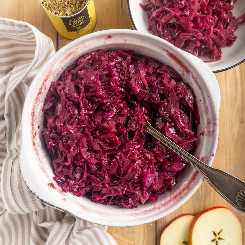 Klassischer Rotkohl