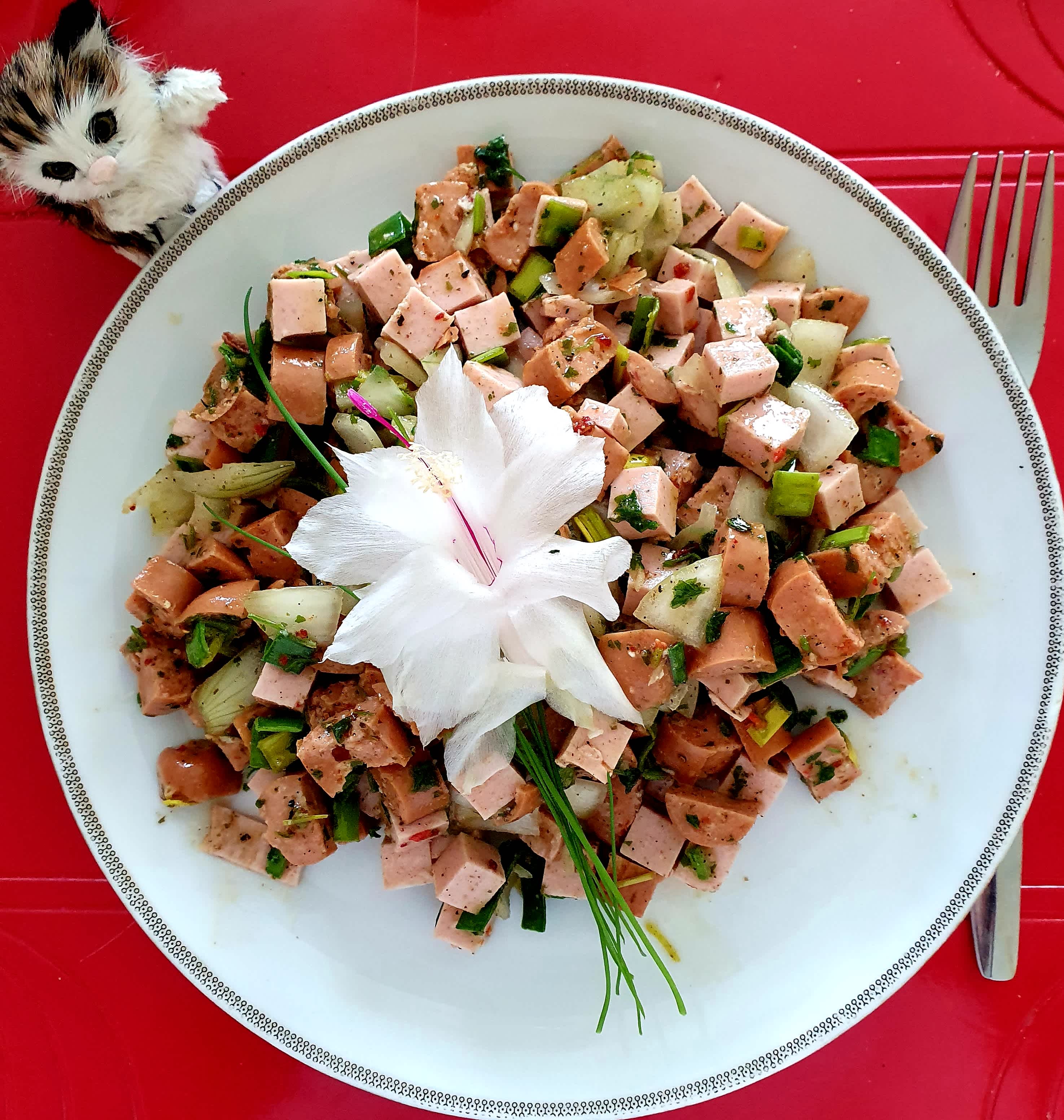 Leberkäse/Wienerle-Salat