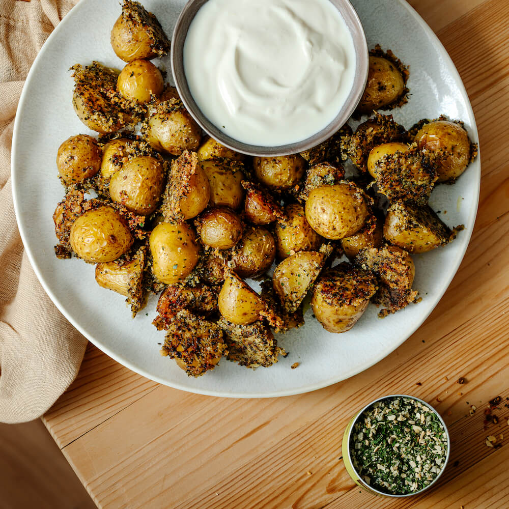 Parmesan Kartoffeln aus der Heißluftfritteuse