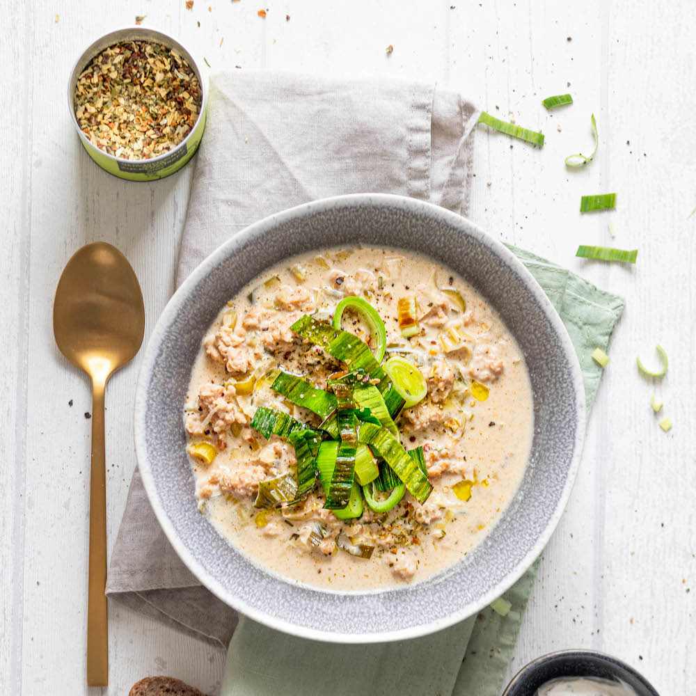 Sopa de puerro