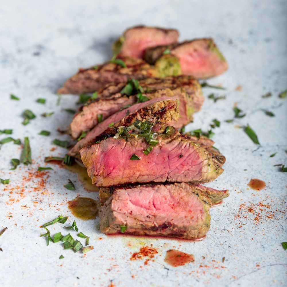 Steak aus der Heißluftfritteuse