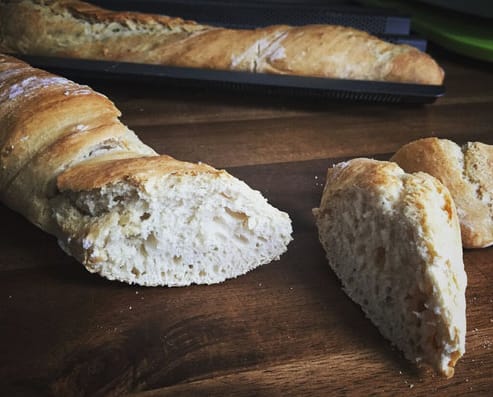 Gedrehtes Baguette mit Thermomix®