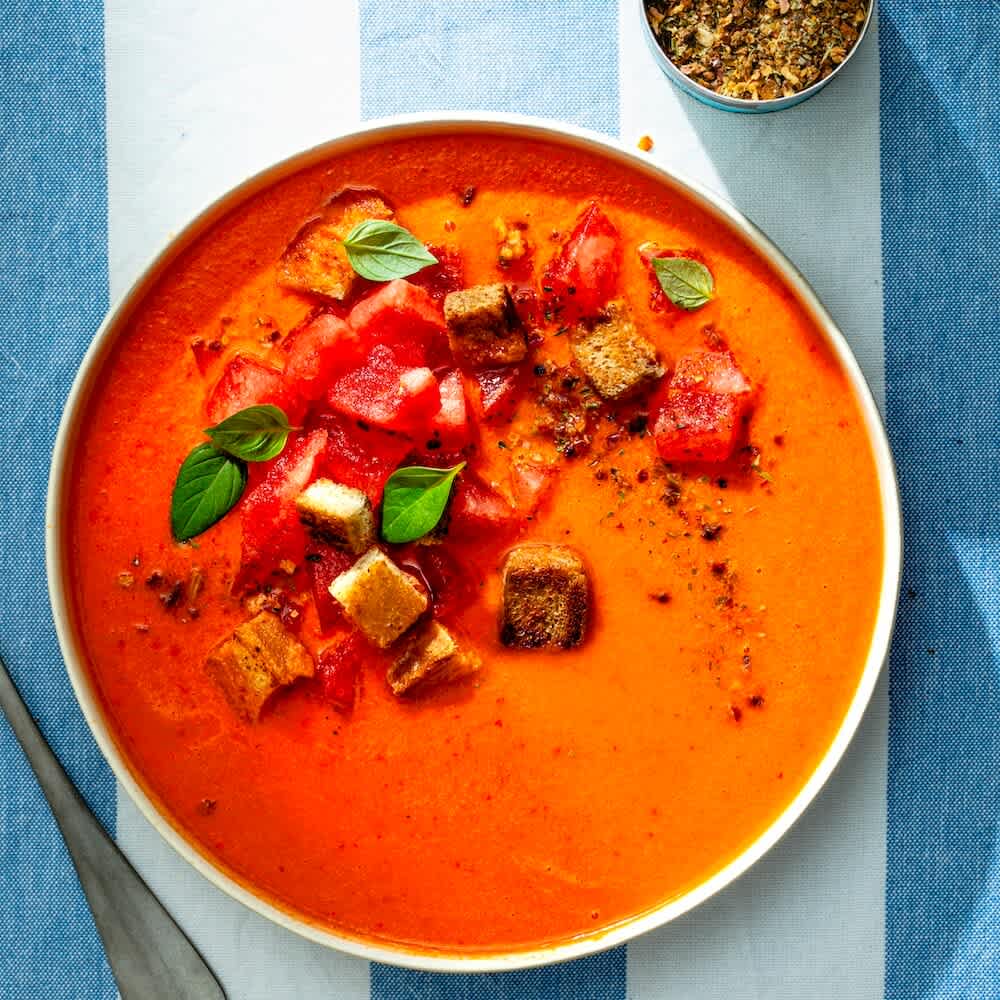 Wassermelonen Gazpacho mit Thermomix®