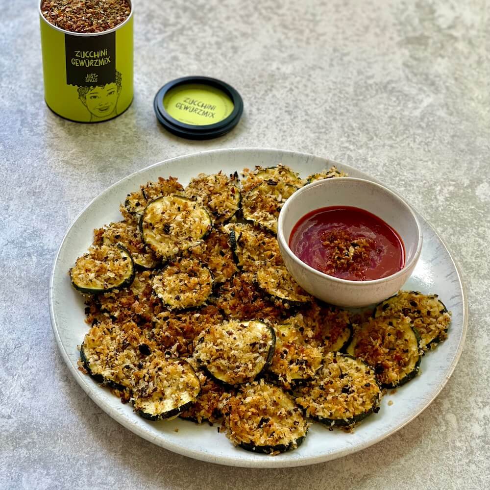 Zucchini Chips aus der Heißluftfritteuse