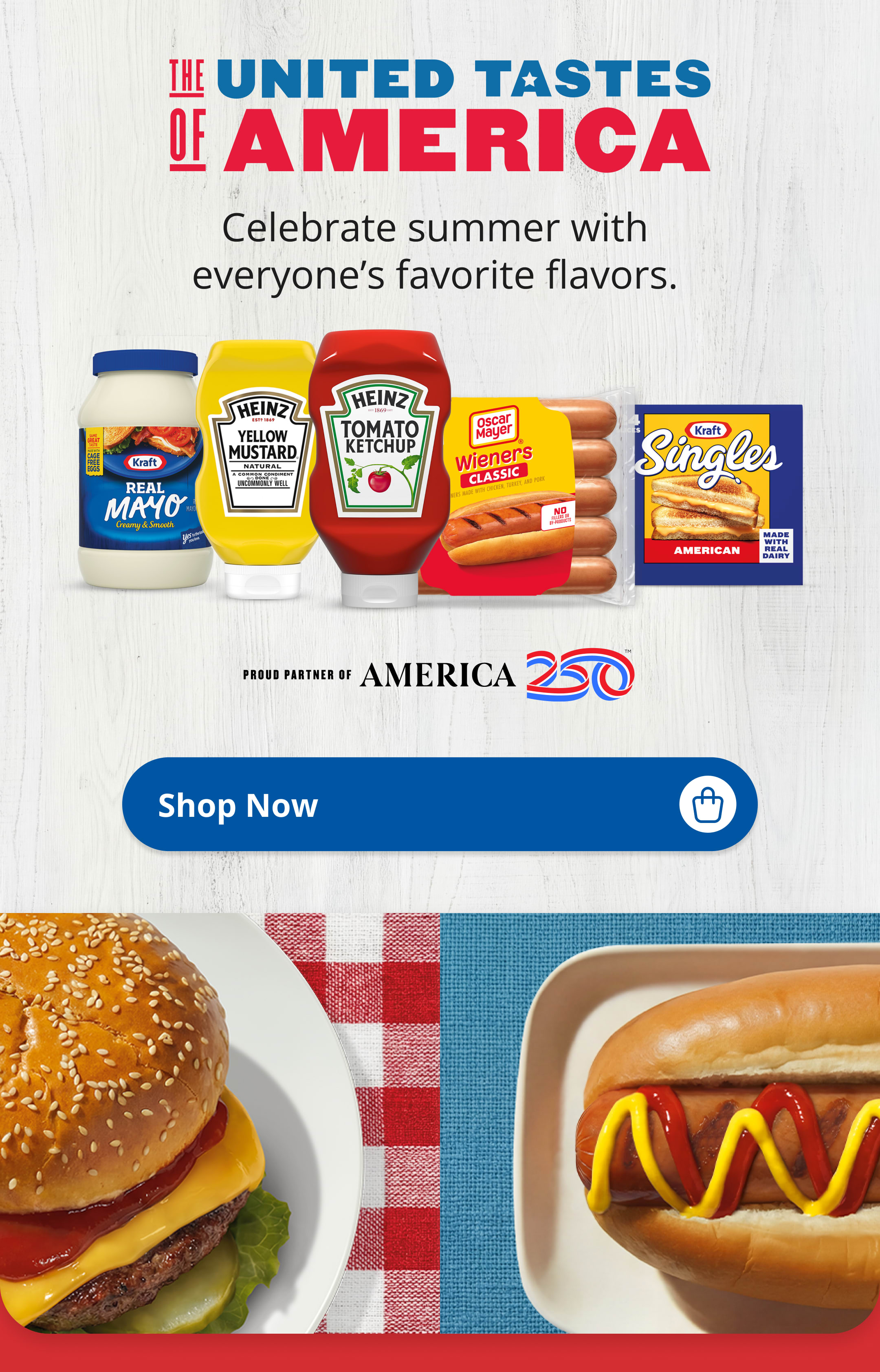  The United Tastes of America - Iconic Brands Showcase with 250th Anniversary Theme