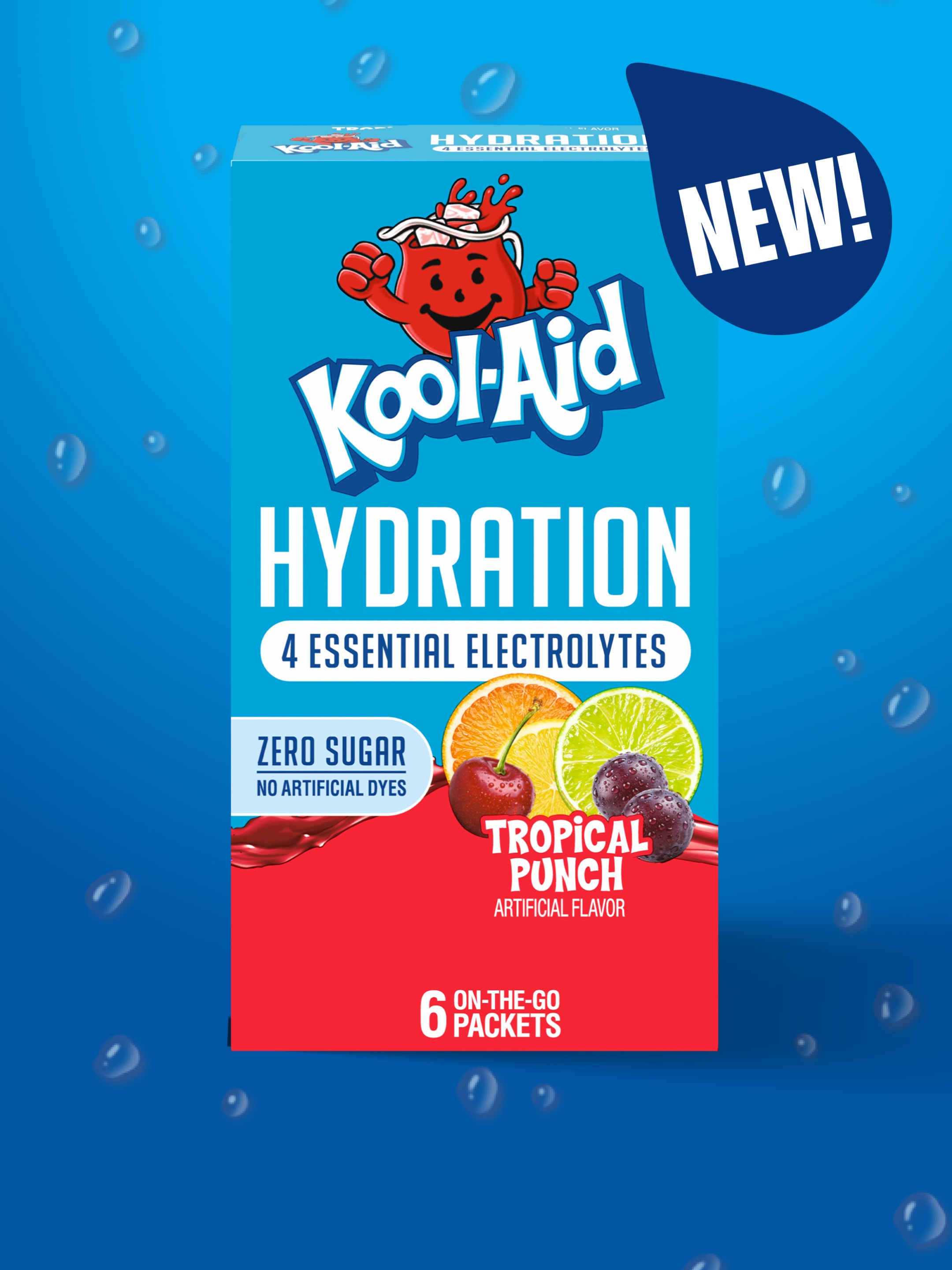 Explore Tropical Punch Kool-Aid Hydration with essential electrolytes