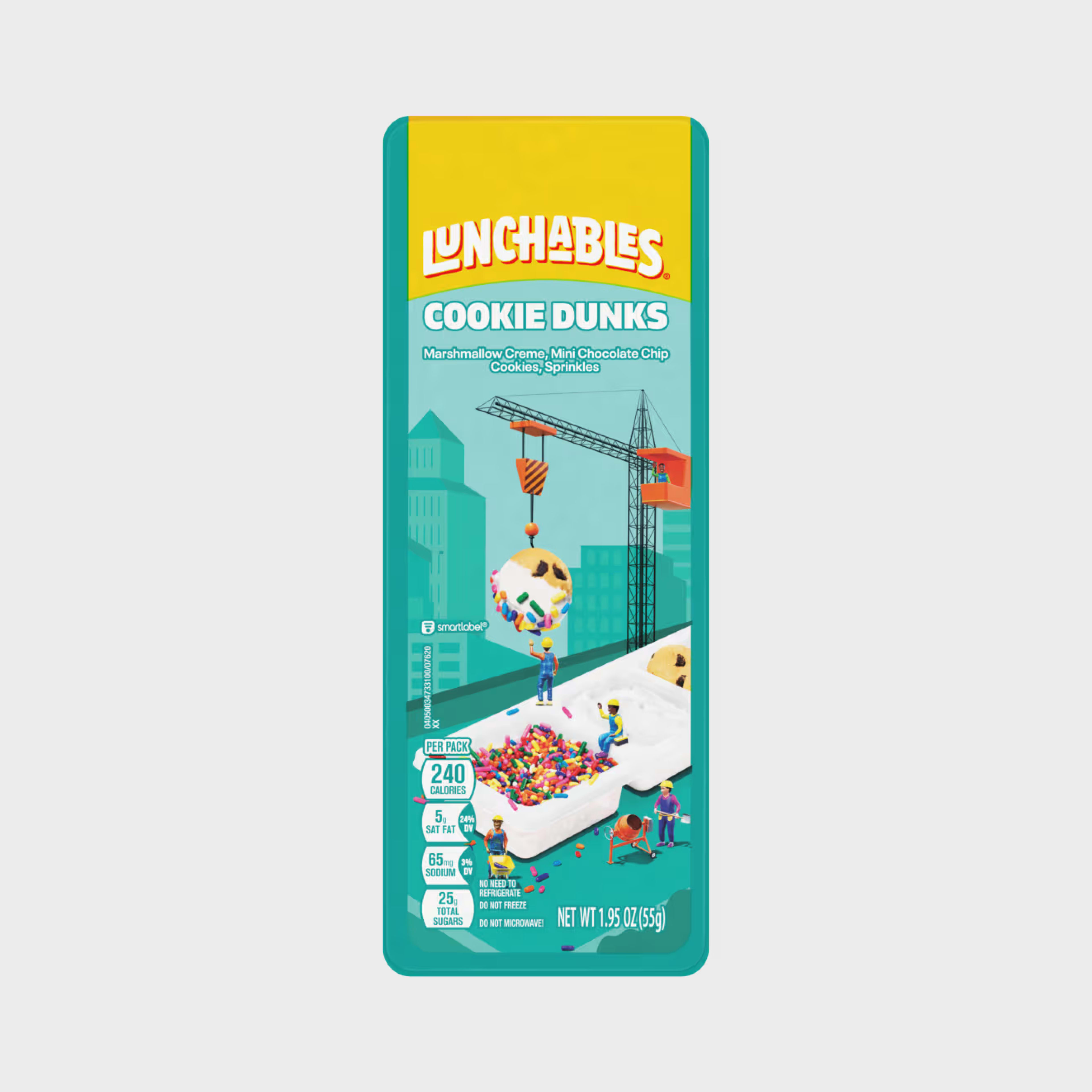 Cookie Dunks snack pack with chocolate chip cookies and marshmallow creme dip.