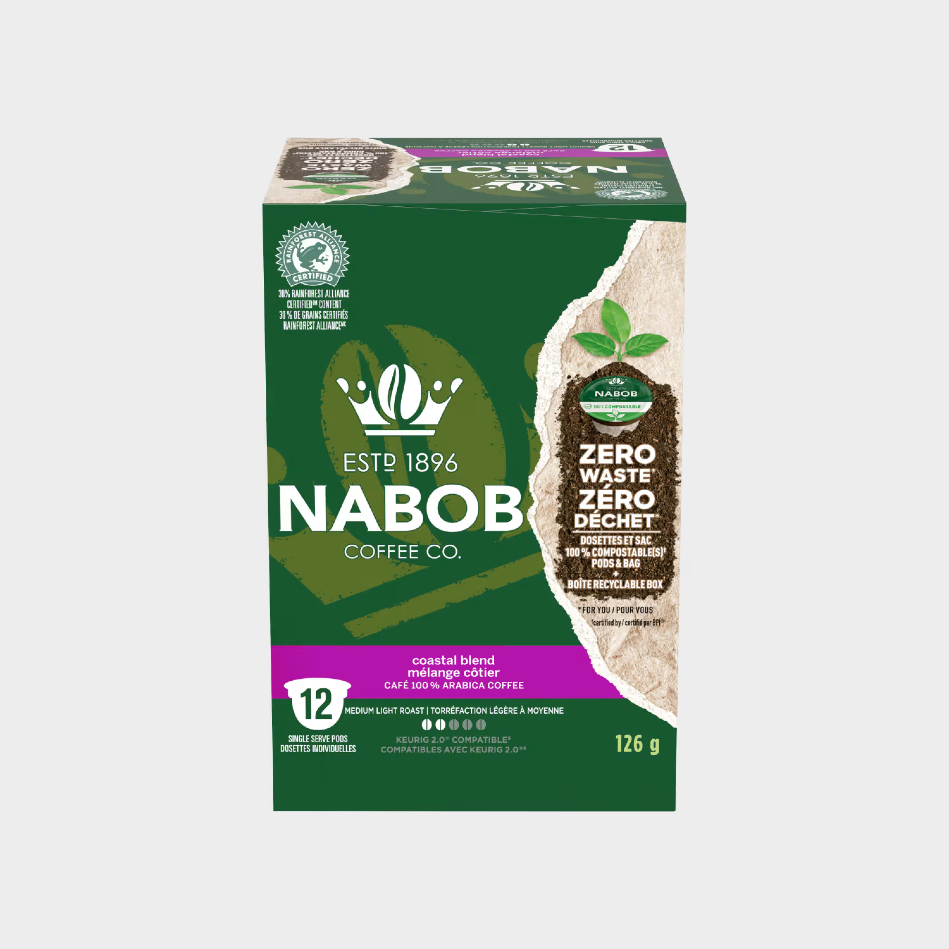 Coastal Blend Coffee 100% Compostable Pods