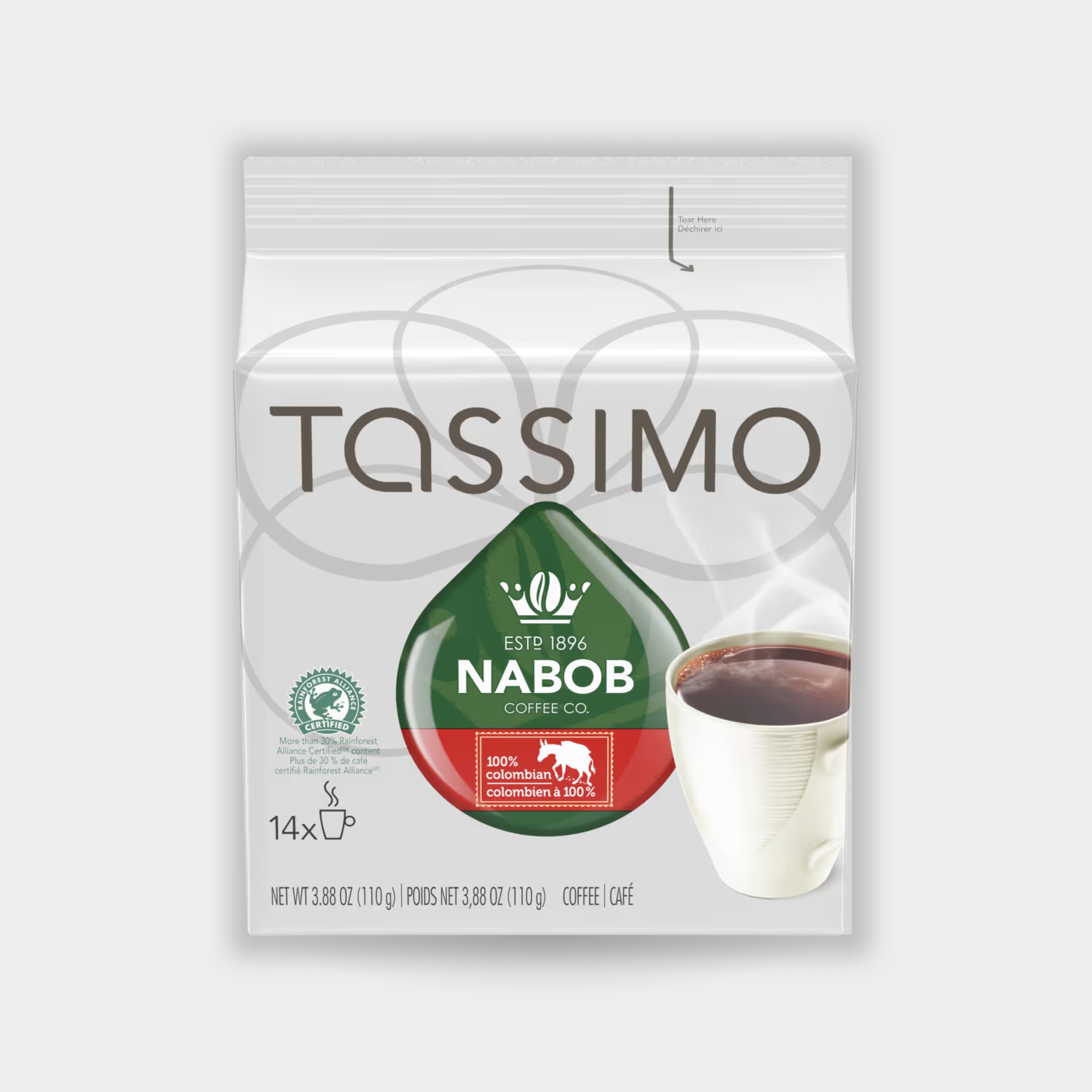 Nabob 100% Colombian Coffee Single Serve T-Discs