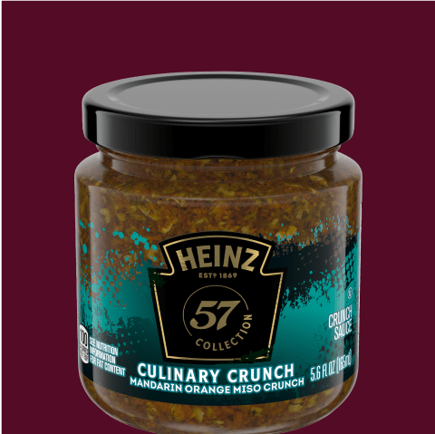 Shop Heinz 57 Collection Culinary Crunch Mandarin Orange Miso Crunch, a unique blend of mandarin orange and miso flavors. Explore our range of Heinz 57 Collection products, offering innovative and exciting flavor combinations.