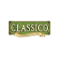 The Classico logo, featuring the word "CLASSICO" in large, and below the text "INSPIRED ITALIAN" in a darker, smaller font. 