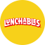 The Lunchables logo featuring the brand name in a stylized red font with a yellow background.