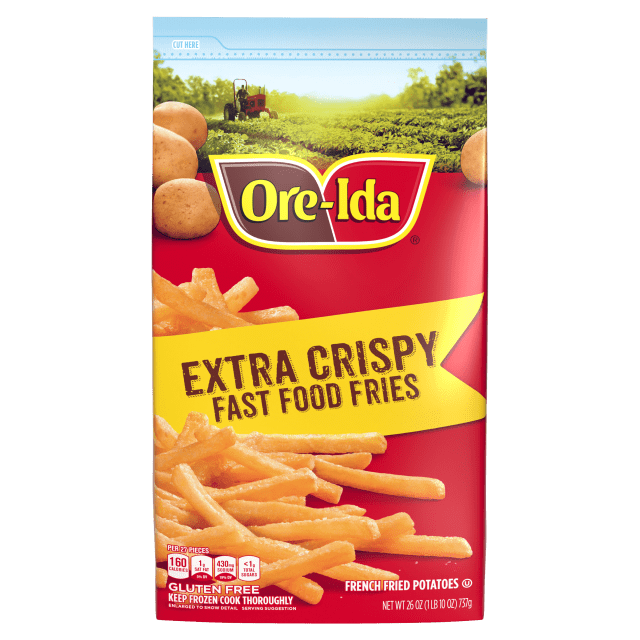 Extra Crispy Fast Food French Fries French Fried Potatoes