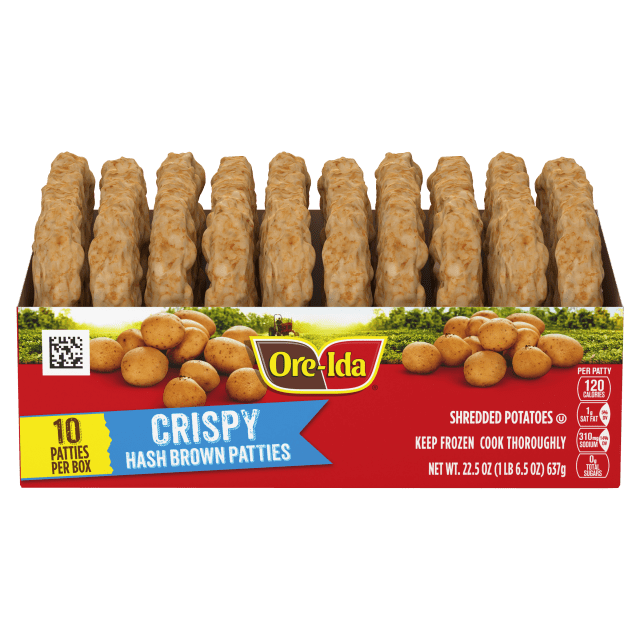 Crispy Hash Brown Patties, Shredded Potatoes