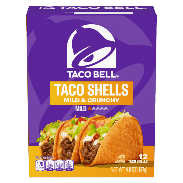 Mild Crunchy Seasoned Flavor Taco Shells
