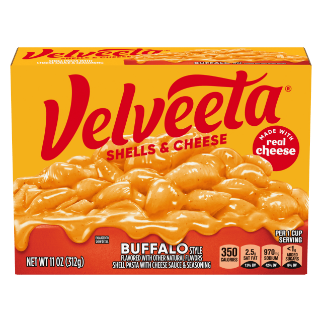 Buffalo Style Shells & Cheese
